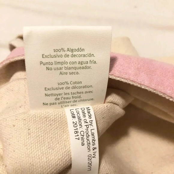 2011 Lambs  and Ivy Hello Kitty Canvas Wall Organizer - Picture 8 of 16